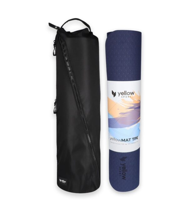 YellowSport- Jógadýna með tösku (Blátt)