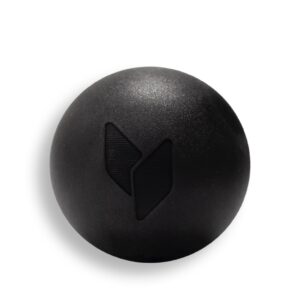 YellowSport- Nuddbolti Svartur Sílikon(6cm)